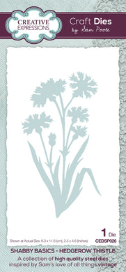 Creative Expressions Sam Poole Shabby Basics Die Hedgerow Thistle