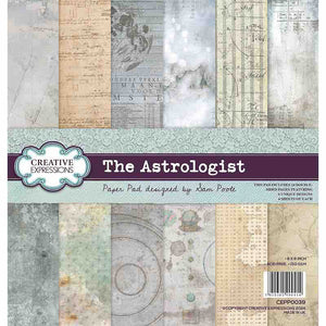 Creative Expressions Sam Poole - The Astrologist 8 x 8 Paper Pad