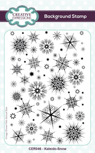 Creative Expressions Rubber Stamp - Kaleido-Snow