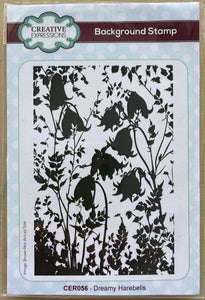 Pre-Loved : Creative Expressions A6 Background Stamp - Dreamy Harebells