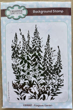 Pre-Loved : Creative Expressions A6 Background Stamp - Foxglove Garden