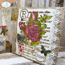 Elizabeth Craft Designs Art Journal Specials A6 Stamp Set - Rose