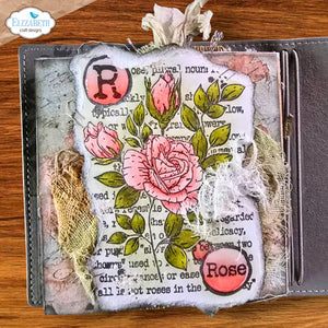 Elizabeth Craft Designs Art Journal Specials A6 Stamp Set - Rose