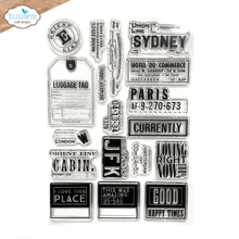 Elizabeth Craft Designs A5 Stamp Set - Travels From The Past 3