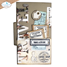 Elizabeth Craft Designs A5 Stamp Set - Travel Journal