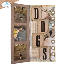 Elizabeth Craft Designs A5 Stamp Set - Bold Alphabet