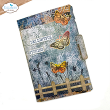 Elizabeth Craft Designs Art Journal Specials - Cracked Fields Stamp Set