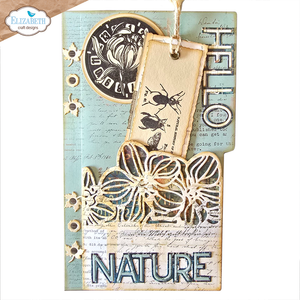 Elizabeth Craft Designs A5 Stamp Set - Wildflower