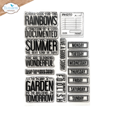 Elizabeth Craft Designs A5 Stamp Set - Best Kind Of Days