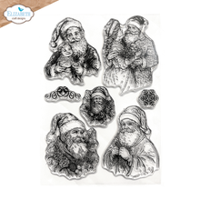 Elizabeth Craft Designs - Art Journal Specials : Santa Stamp Set