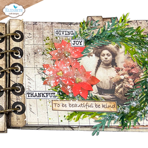 Elizabeth Craft Designs - Art Journal Specials : Journal Phrases 6 Stamp Set