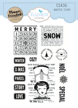 Elizabeth Craft Designs - Planner Essentials - Winter Story Stamp Set