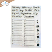 Elizabeth Craft Designs - Art Journal Specials : Dates to Remember Stamp Set