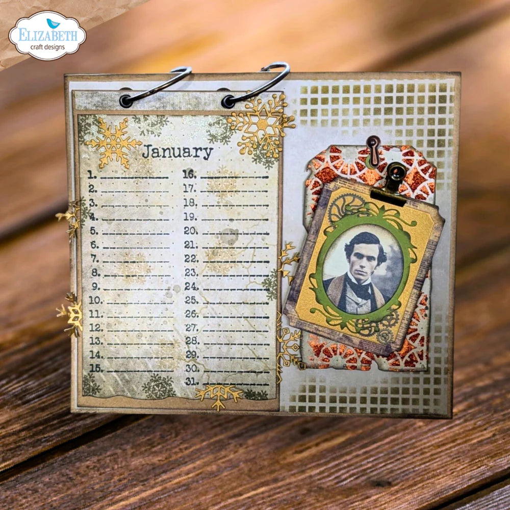 Elizabeth Craft Art Journal - Square XL Vintage Brown