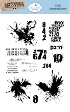 Elizabeth Craft Designs - Art Journal Specials : Stamped & Worn Stamp Set