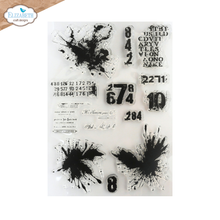 Elizabeth Craft Designs - Art Journal Specials : Stamped & Worn Stamp Set