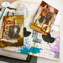 Elizabeth Craft Designs - Art Journal Specials : Stamped & Worn Stamp Set