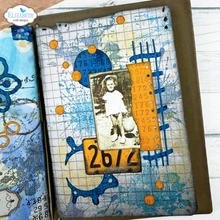 Elizabeth Craft Designs - Art Journal Specials : Stamped & Worn Stamp Set