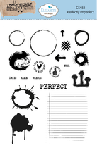 Elizabeth Craft Designs - Art Journal Specials : Perfectly Imperfect Stamp Set