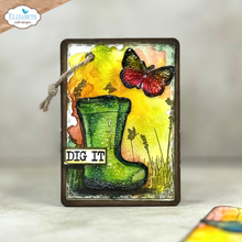 Elizabeth Craft Designs Art Journal Specials - Garden Of Love Stamp & Die Set