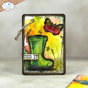 Elizabeth Craft Designs Art Journal Specials - Garden Of Love Stamp & Die Set