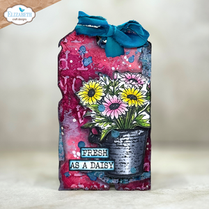 Elizabeth Craft Designs Art Journal Specials - Garden Of Love Stamp & Die Set
