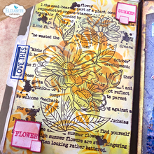 Elizabeth Craft Designs Art Journal Specials - Summer Flower Stamp & Die Set