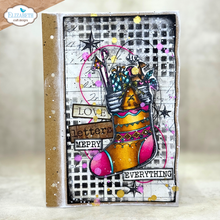 Elizabeth Craft Designs - Art Journal Specials : Deck The Halls Stamp & Die Set