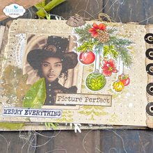 Elizabeth Craft Designs - Art Journal Specials : Deck The Halls Stamp & Die Set