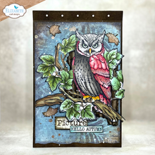 Elizabeth Craft Designs - Art Journal Specials : Golden Season Stamp & Die Set
