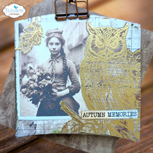 Elizabeth Craft Designs - Art Journal Specials : Golden Season Stamp & Die Set