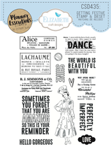 Elizabeth Craft Designs - Planner Essentials - Getting Festive Stamp & Die Set