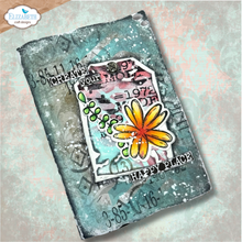 Elizabeth Craft Designs - Art Journal Specials : Flower Scribbles Stamp & Die Set