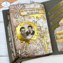 Elizabeth Craft Designs - Art Journal Specials : Flower Scribbles Stamp & Die Set