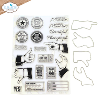 Elizabeth Craft Designs - Everyday Memories : Thumbs Up Stamp & Die Set