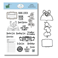 Elizabeth Craft Designs - Everyday Memories Book Lover Stamp & Die Set
