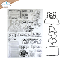 Elizabeth Craft Designs - Everyday Memories Book Lover Stamp & Die Set