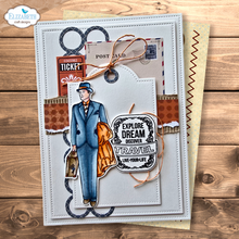 Elizabeth Craft Designs - Everyday Memories Let's Go! Stamp & Die Set