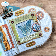 Elizabeth Craft Designs - Art Journal Specials : Where Wings Wander Stamp & Die Set