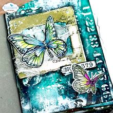 Elizabeth Craft Designs - Art Journal Specials : Where Wings Wander Stamp & Die Set