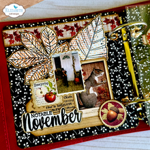 Elizabeth Craft Designs - Everyday Memories Seasonal Words & Leaves Stamp & Die Set