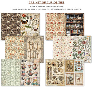 Ciao Bella Cabinet of Curiosities A4 Junk Journal Ephemera Book