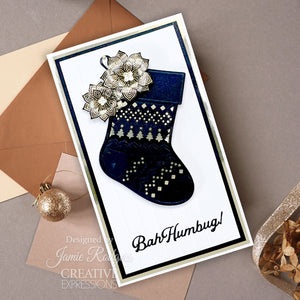 Creative Expressions Jamie Rodgers Festive Collection - Christmas Stocking