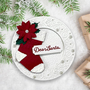 Creative Expressions Jamie Rodgers Festive Collection - Christmas Stocking