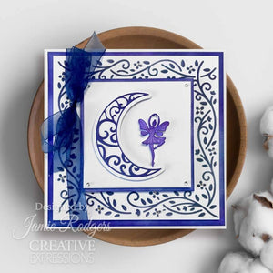 Creative Expressions Jamie Rodgers 6 x 6 Stencil - Entwined Floral Frame