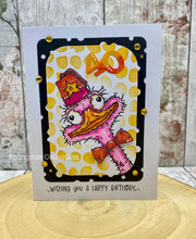 Woodware A6 Clear Stamp Set - Crazy Bird