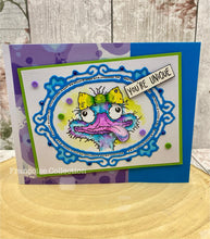 Woodware A6 Clear Stamp Set - Crazy Bird