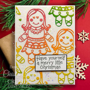 Creative Expressions Paper Cuts Festive Collection - Gingerbread Girl