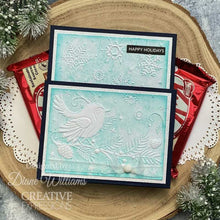 Creative Expressions 5 x 7 3D Embossing Folder - Robin & Snowflakes