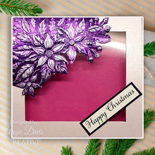 Creative Expressions 5 x 7 3D Embossing Folder - Poinsettias & Baubles